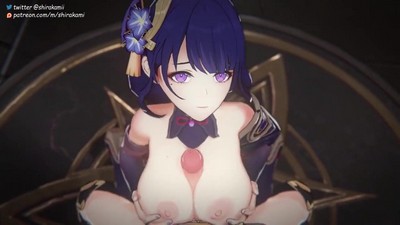 Райден Сегун [сираками] представляет топовое порно видео из игры Геншин Импакт, доступное на смартфоне без ограничений.