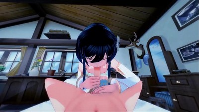 Гей персонаж Венти предлагает вам насладиться анальным сексом.