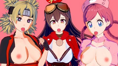 3D ХХХ мультяшное порно с персонажами игры Genshin Impact.