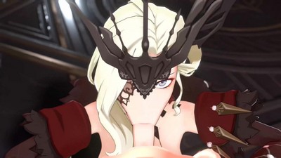 Синьора и Бейду втягиваются в порно мультфильме с персонажами из компьютерной игры Genshin Impact, включая Дилюка, Лизу, Фишль, Райдэна, Мону и других.