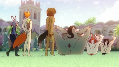 Ник Уайлд и Джуди Хопс оказались в удивительном нудистском раю.