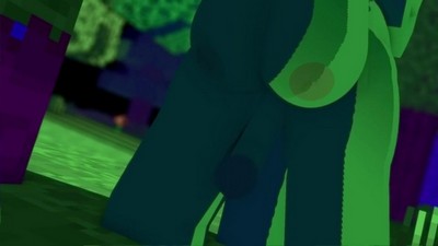 Она вызывает беспорядок среди зомби в Майнкрафте.