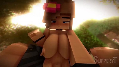 3D Дженни устрашает Майнкрафт своей силой.