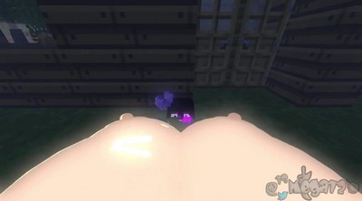 Ливия не может удержаться в мире 3D порно Minecraft.