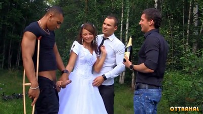 Adriana celebrated her wedding with close friends in an intimate gathering.