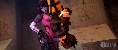 Роковая вдова подготовила засаду на Tracer, чтобы уничтожить ее.