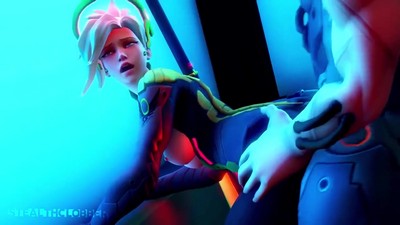 Смотрите 3D порно видео "Сексуальное исцеление Mercy в позе на четвереньках".