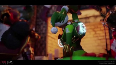 Tracer занимается мастурбацией ночью перед Рождеством.