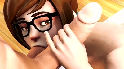 На сайте каждый день добавляются порно клипы с персонажами из игры Overwatch, включая Mei, Ashe, D.