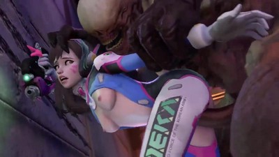 Монстр Hellknight пристает к D.