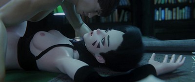 "Eshu - Mercy and Dog" Description: Our website features daily animated porn videos with characters from the computer game Overwatch.