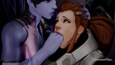 Ежедневно на сайте появляются 3D порно видео с героями компьютерной игры Овервотч.