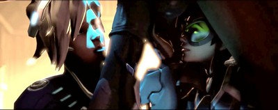 На веб-сайте регулярно появляются трехмерные видео с персонажами из игры Овервотч.