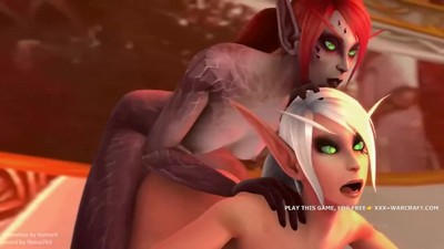 Видео "Warcraft Elfin Futanari Fuck" - анимационное 3D порно с персонажами из игры ММОРПГ Warcraft.