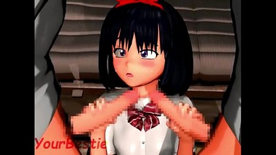 Анимационный порно-ролик в трехмерном формате с персонажами аниме Naruto.