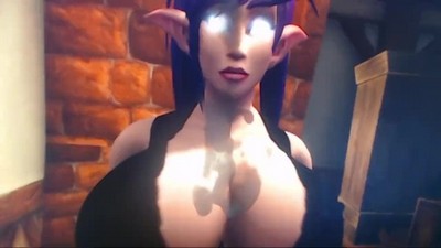 Ночная эльфийка Кам-трибьют Варкрафт.