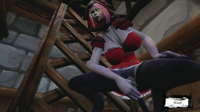 Анимационное порно в 3D с персонажами из Варкрафт – многопользовательской онлайн ролевой игры.