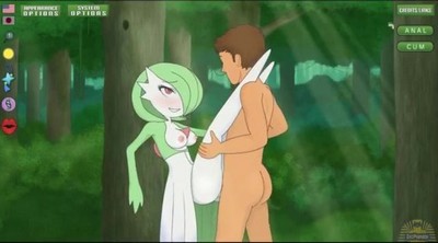 С помощью Gardevoir можно собрать отвисшие мячи Покемонов.