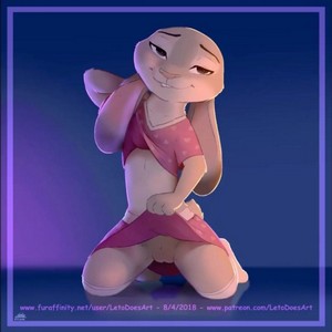 Насладитесь милой коллекцией произведений искусства с сексуальным кроликом Джуди Хопс.