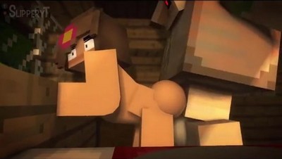 3D Дженни занимается сексом в анимационных клипах Майнкрафт.