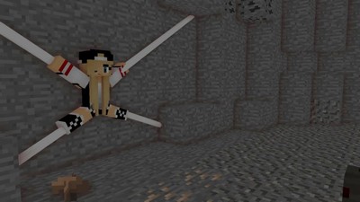 Я хочу, чтобы Майнкрафт-паук окружил меня со всех сторон.