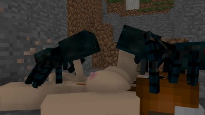 Пауки участвуют в 3D порно с героями игры Minecraft, включая Крипера, Дженни, Алекс и других персонажей.