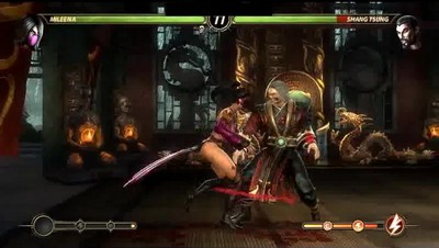 Mortal Kombat 9 представляет голое тело Милины, сексуального персонажа.