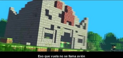 Крипер падает, а не зомби, и взрывается.